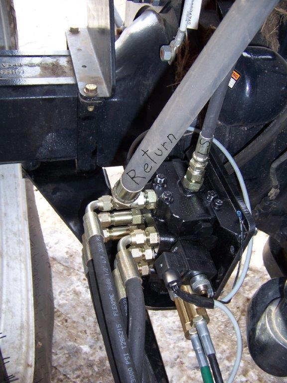 Hoses and Valve for Plumbing Kit for John Deere Loader