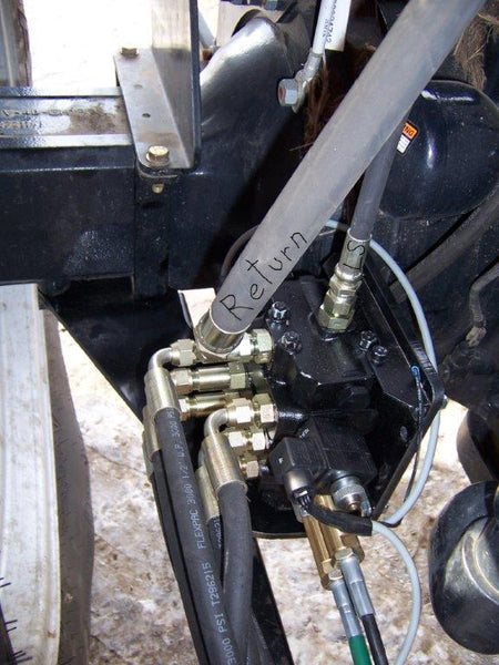 Hoses and Valve for Plumbing Kit for John Deere Loader