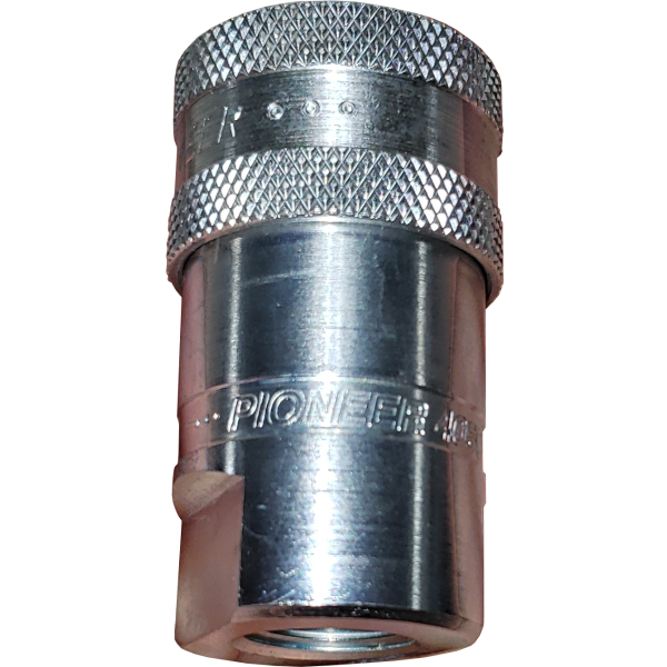 Pioneer Style Female Coupler for Attachments - 3/8" Pipe Thread