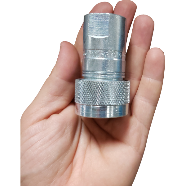 Pioneer Style Female Coupler - 1/2" Pipe Thread