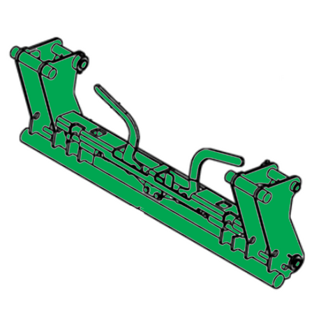 Global Style Bucket Holder Kit for John Deere 640 Loader without Self Leveling