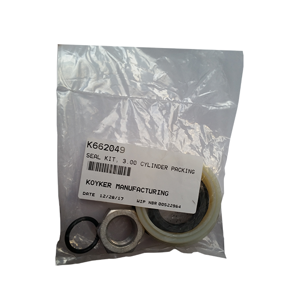 Rebuild Kit for 3.0" Koyker Cylinders (for barrel ID 3.0" - barrel OD 3-3/8" - shaft OD 1-1/2") - Replaces K662049