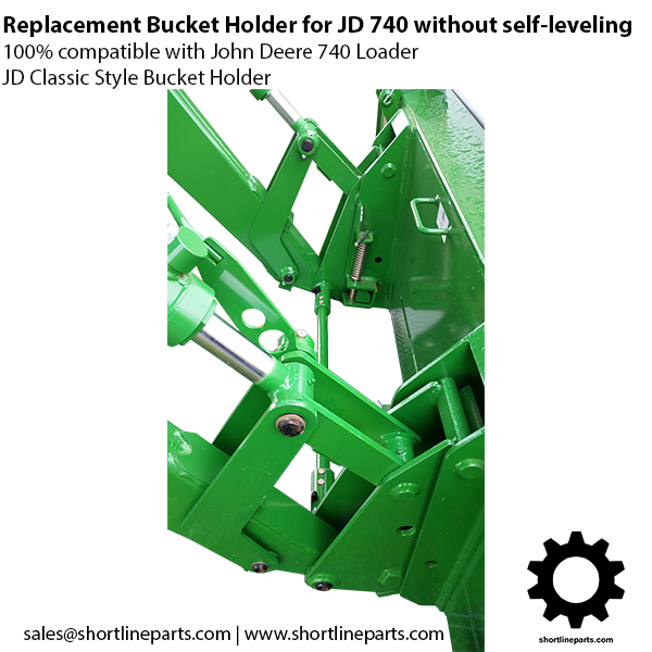 Replacement Bucket Holder Kit for John Deere 740 NSL Loader