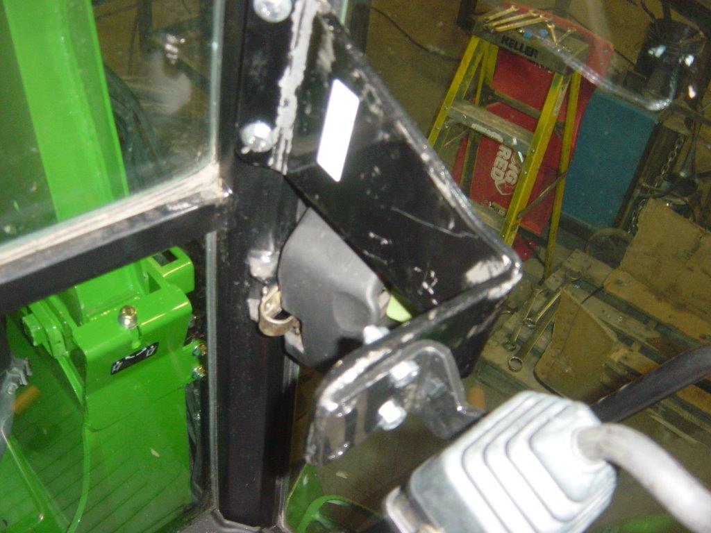 Joystick Mounted inside John Deere Cab