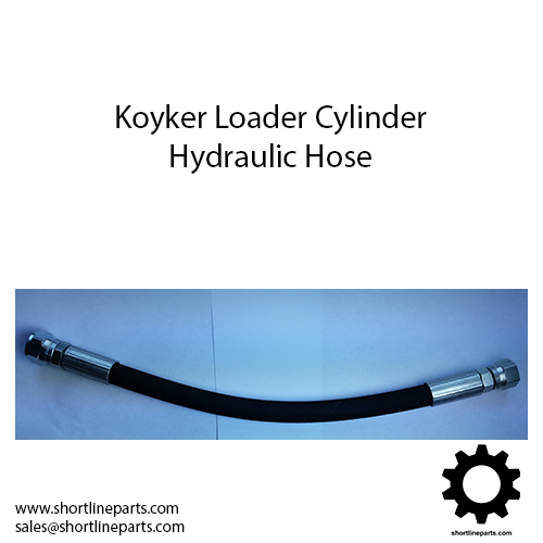 22-inch Hydraulic Hose for Koyker 50 Bucket and Lift Cylinders