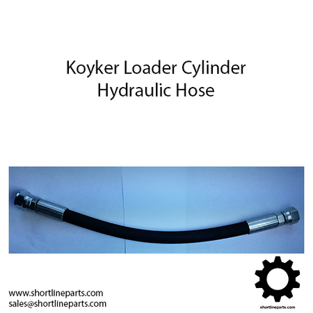 22-inch Hydraulic Hose for Koyker 50 Bucket and Lift Cylinders