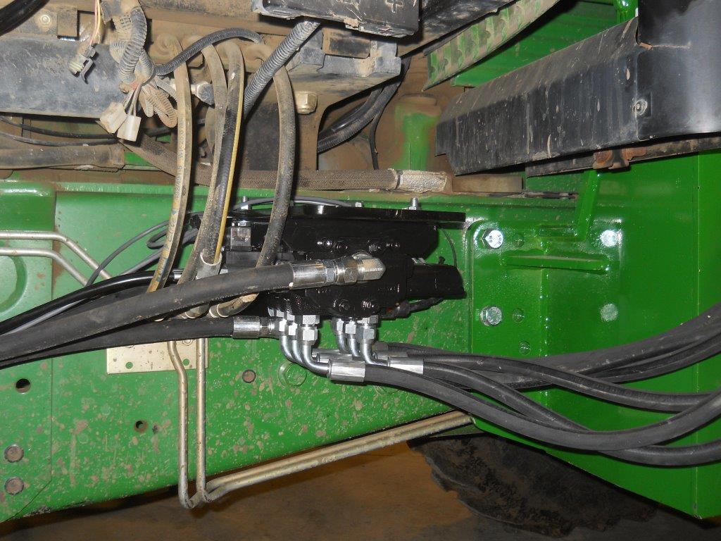 Side View of Valve on Joystick Kit for John Deere