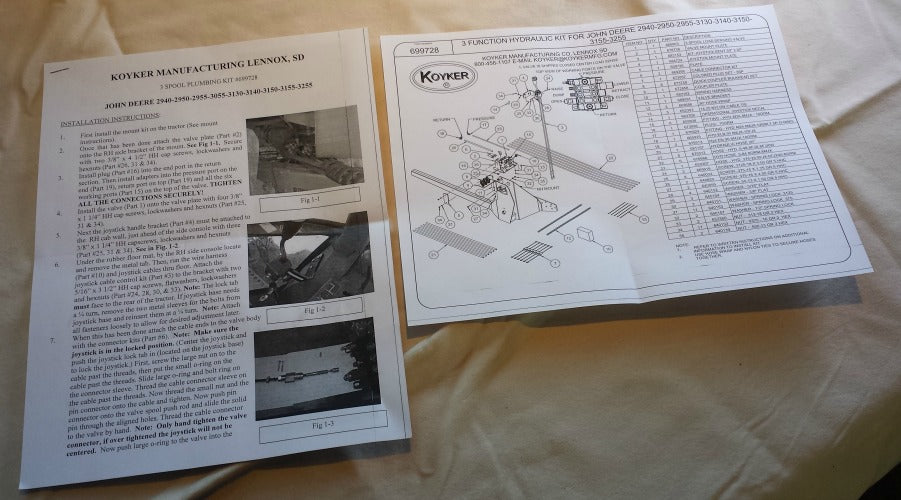 Complete Instructions for Installing Complete Joystick Kit on John Deere