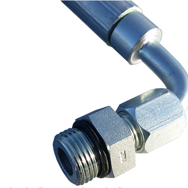 Koyker 140 Loader Hydraulic Hose 90-Degree End