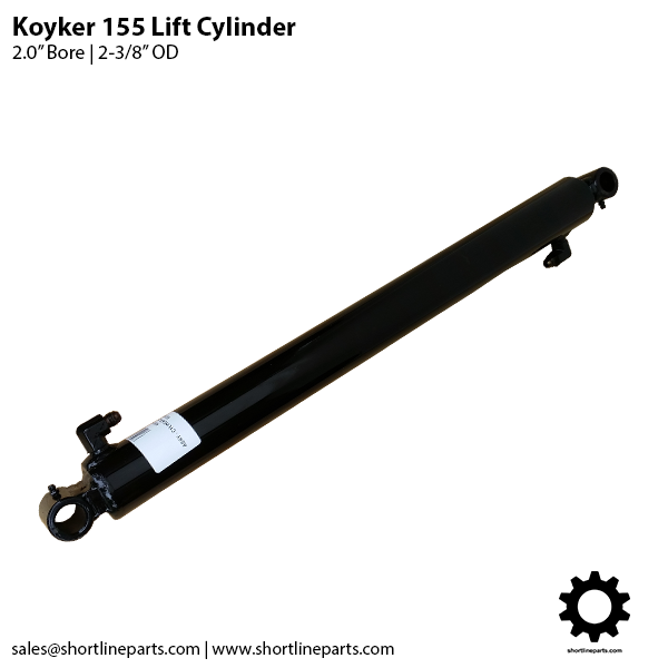 2-Inch Bore Lift Cylinder for Koyker 155 and 160 Loaders