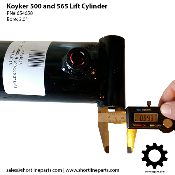 Koyker Loader Parts - Cylinder for 565 and 500