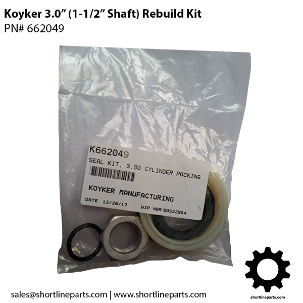 3" Rebuild Kits Koyker Loader Parts