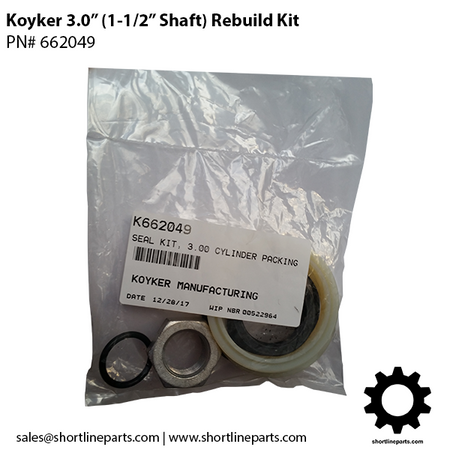 3" Rebuild Kits Koyker Loader Parts
