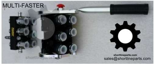 Multi-Faster for Quick Disconnect of Joystick Hydraulics