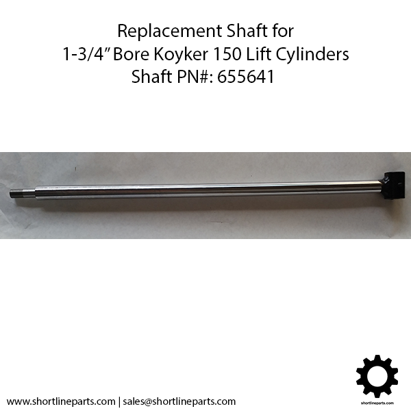 New Chrome Shaft for Koyker 150 Lift Cylinder with 1-3/4" Bore