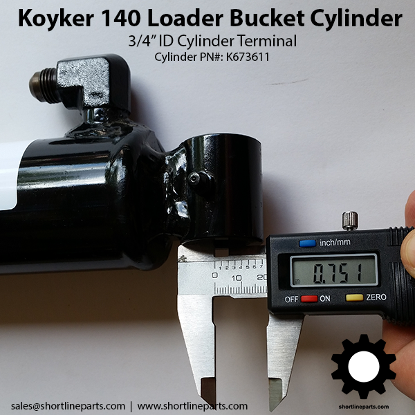 Koyker 140 Front End Loader Bucket Cylinder – ShortLineParts