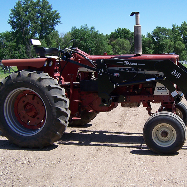 FEL joystick kit for open station tractor