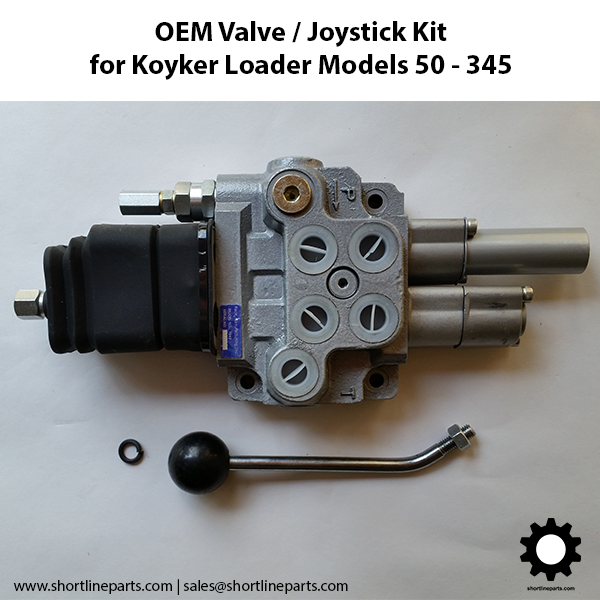 Replacement Valve and Handle for Koyker 50 Loader