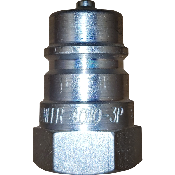Pioneer Style Male Coupler for Attachments - 3/8" Pipe Thread