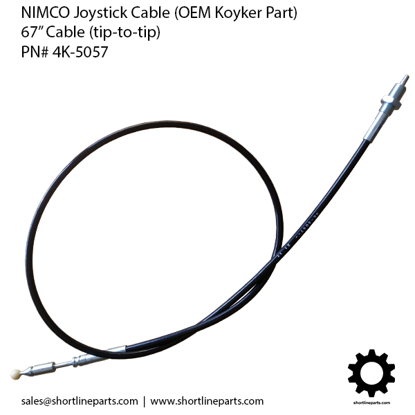 Loader Control Cable - Koyker - NIMCO - 4K-5057
