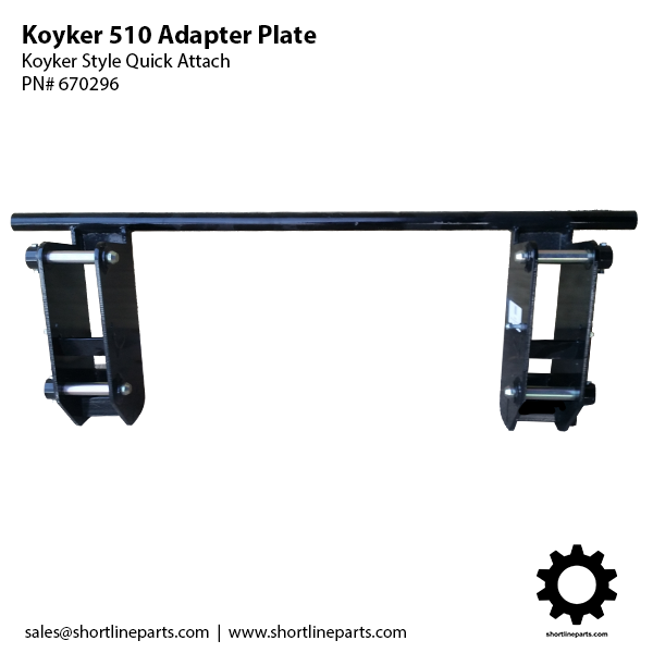 Koyker 510 Bucket Quick Adapter Plate - 670296
