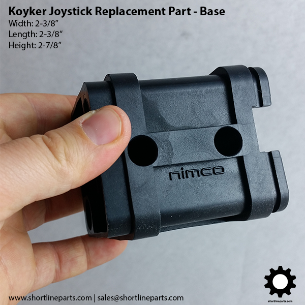 OEM Replacement Part for Koyker Joystick - Black Plastic Nimco Base