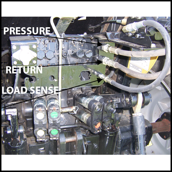 Loader Joystick Control Kit MF 7480 Tractor Pressure Return Load Sense